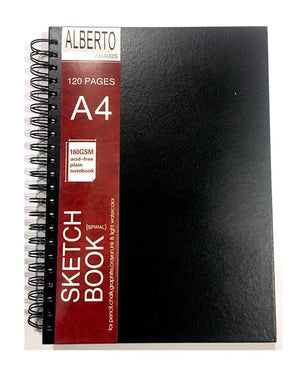 Alberto Spial Hard Cover Sketchbook China, 160 Gr , 160 page   , 3 sizes
