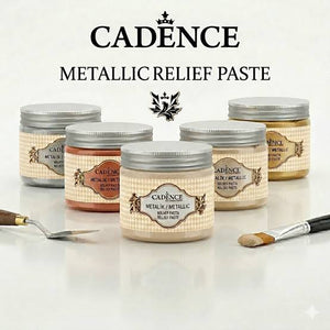 Cadence Metallic Relief Paste 150 ml ( 5 shades avail)