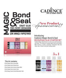 Cadence Magic Bond and Seal Decoupage Glue , 59 ml Starter Set of 5