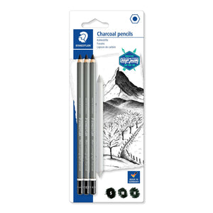 Staedtler Mars Lumograph Charcoal Pencil Set of 4 pc