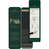 Faber Castell Pitt Graphite Matt Pencil  Set of 6 pc in Tin box