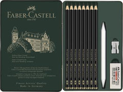 Crayons Pitt Graphite Matt et Castell 9000 set, …