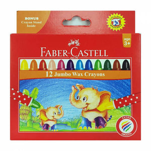 Faber Castell Jumbo Wax Crayons ( Set of 12 )