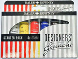 Daler Rowney Designers Gouache Profesional Set of 6 x 15ml tubes