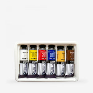 Daler Rowney Aquafine Gouache Opaque Watercolor Set of 6 x 15ml tubes