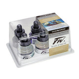 Daler Rowney FW Acrylic Artist Shimmering Ink ( Set of 6 )  29.5 ml