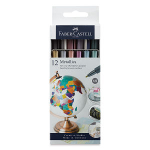 Faber Castell Metallic Marker Set of 6 and 12
