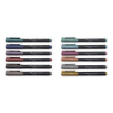 Faber Castell Metallic Marker Set of 6 and 12