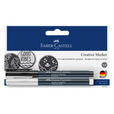 Faber Castell Creative Marker Set of 2 ( Black & White )
