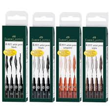 Faber Castell Pitt Artist Pen Sets