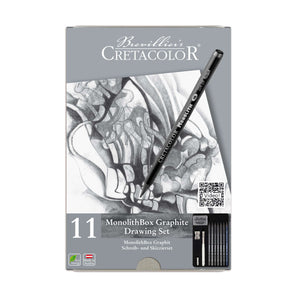 Cretacolor Monolith Graphite Assorted Set in tin box