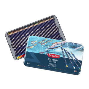 Derwent Inktense Water Color Ink Pencil Set ( 4 Sizes )