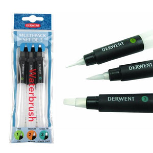 Derwent Multi Water Brush set of 3