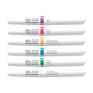 PIGMENT MARKER SET of 6 (Rich tones)