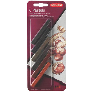 Pastel Blocks, Pack 6 Count ( Grey & Black Set )