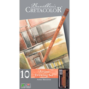 Cretacolor Artino Basic Sketching Set of 10 pc in tin box