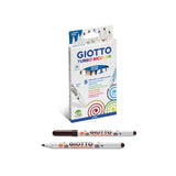 Giotto Turbo Bicolor Marker Set (Set of 8)