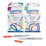 Giotto Turbo Glitter Marker Set (Set of 8)
