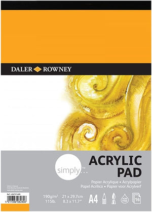 Daler Rowney Simply Acrylic Paper Pad