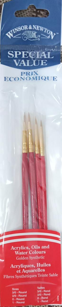 Winsor & Newton Series 7 Kolinsky Sable Pointed Round Watercolour Brushes  for Artists