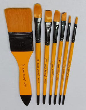 Keep Smiling Artist Mix Brush Set of 7 pc