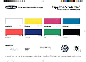 Schmincke Finest Artists Gouache Set of 8 x 60 ml tubes