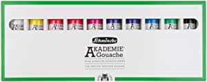Schmincke Finest Artists Gouache Set of 10 x 60 ml tubes