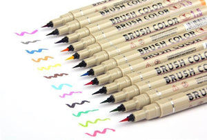 Superior Brush Tip Marker Set (Set of 12)