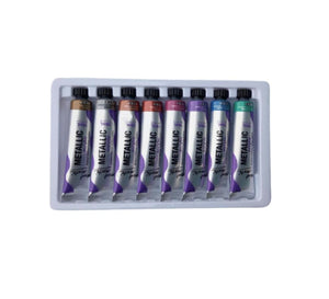 Monte Marte Metallic Acrylic Intro Set   8 x 18 ml tubes