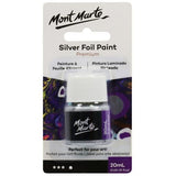 Monte Marte Silver Foil Paint Premium 20ml (0.68oz)