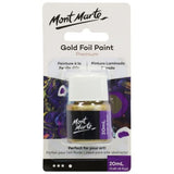 Monte Marte Gold Foil Paint Premium 20ml (0.68oz)