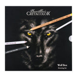 Cretacolor Wolf Box ( Black & White )  Charcoal Set