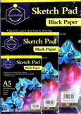 Black Paper Sketch Pad in 3 Sizes