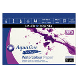 Daler Rowney  Aquafine Watercolor Pad Textured , CP , 12 Sheets, 4 sizes