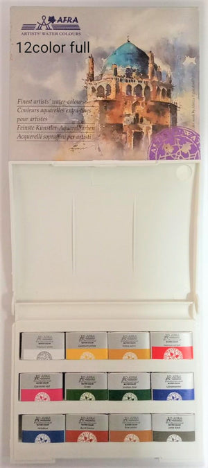 Afra Artist Water Color Cake Set of 12 & 24 ( Full Size Cakes )