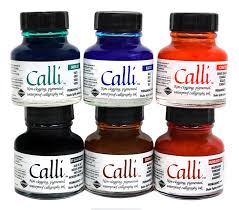 Daler Rowney Calli , Calligraphy Ink 29.5 ml ( loose and Set )
