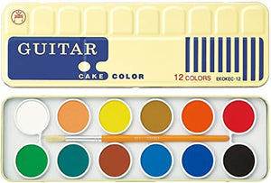 Guitar Water Color Cake Set of 12