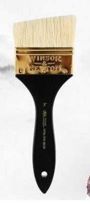 Winsor & Newton Bristle Extra fine Oblique Head Oil and Acrylic paint brush 3"