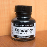 Daler Rowney Kandhar Black Indian Drawing Ink 28 ml