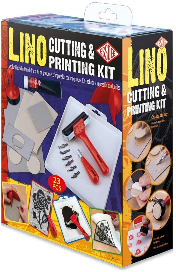 Lino Cutting and Printing  Kit ( Linoleum )