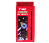 Titi Oil Pastel Round Sticks Set of 12 , 3 Different Types