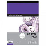 Daler Rowney Simply Pastel Paper Pad, Medium Grian, 150 gr ,  Glued 1 Side, 16 White Sheets, Ideal for Entry-Level Artists & Hobbyists