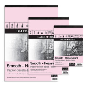Daler Rowney Smooth Heavyweight Sketch Pad, 220 gr , 25 sheet