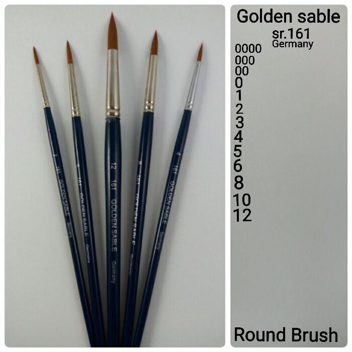 Golden Sable Water Color Brushes Sr 161