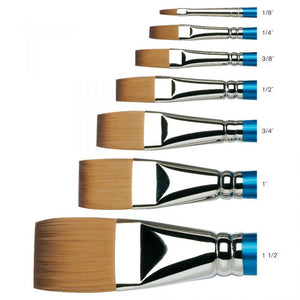 Winsor & Newton High Quality Synthetic One Stroke Watercolour Brush Sr 666 , Short Handle Brush