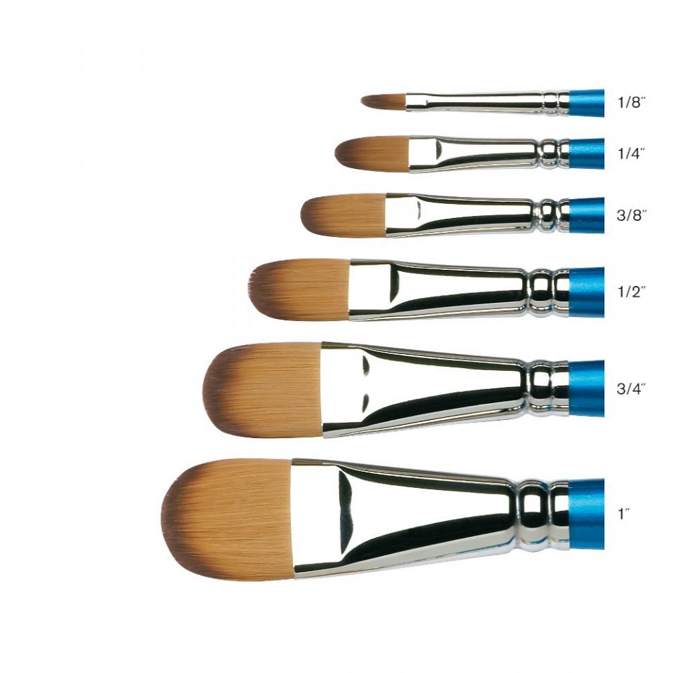 Winsor & Newton High Quality Synthetic Filbert Watercolour Brush Sr 668