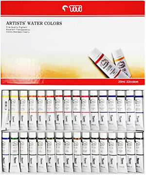 T-Prime Water Color Tube Set , 15ml Tubes , (Set of 12 & 32)