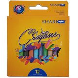 Shark Jumbo Wax Crayons Set of 12