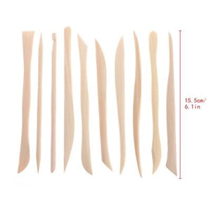 Wooden Modelling Tool Set 6"(Set of 6)