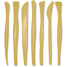 Wooden Modelling Tool Set 8"(Set of 6)